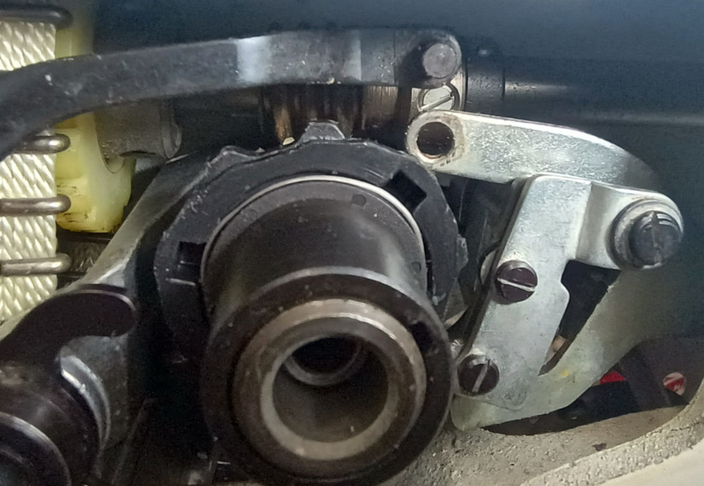 The mechanism in its place.