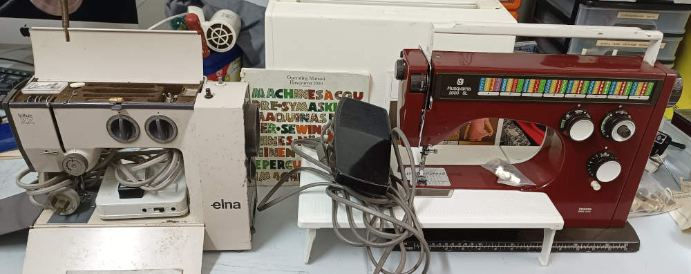 Elna Lotus and Husqvarna 6460